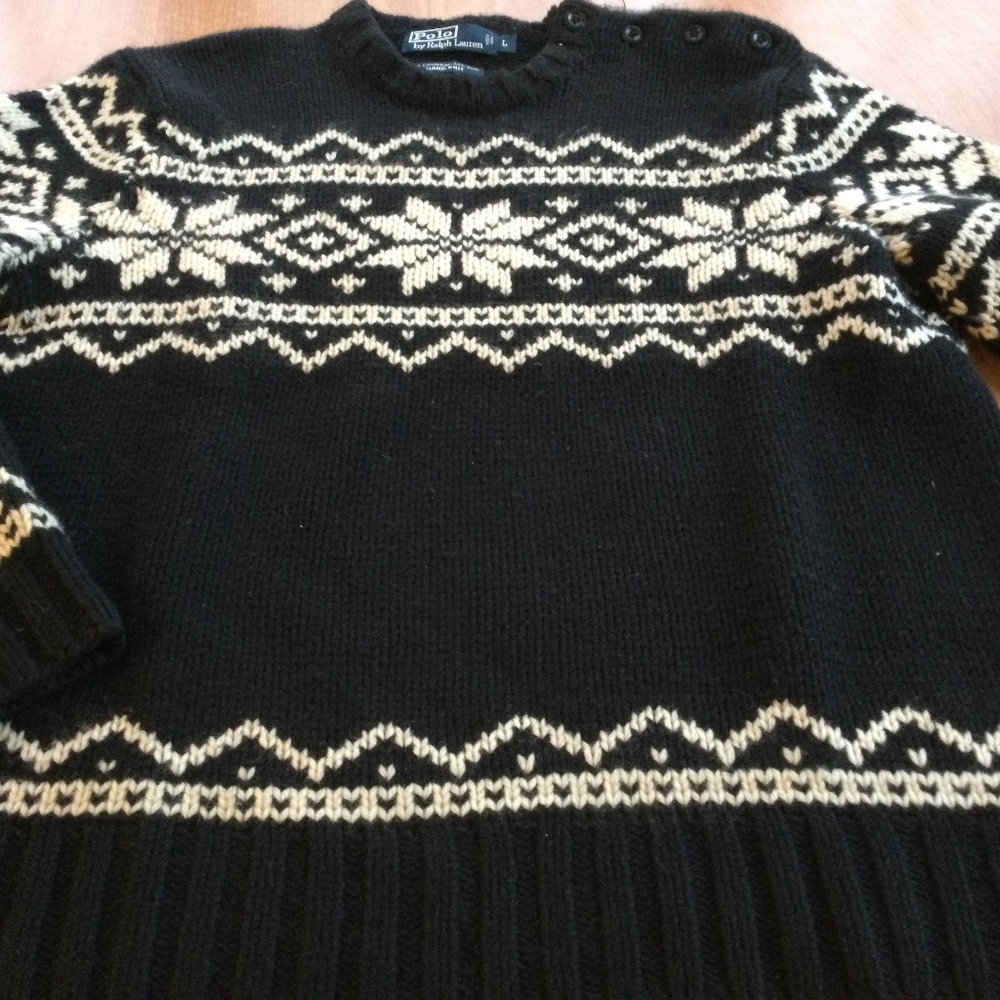 Polo by Ralph Lauren  Vintage Hand-knit Sweater